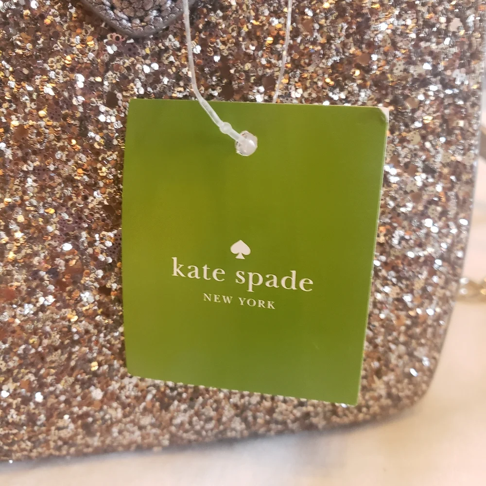 NWT Kate Spade Mini Reiley Laurel Way Glitter Purse